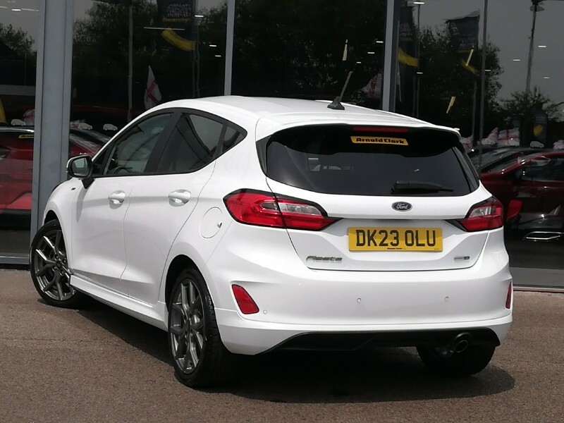 Ford Fiesta 1.0 Ecoboost Hybrid Mhev 125 St-line White #2