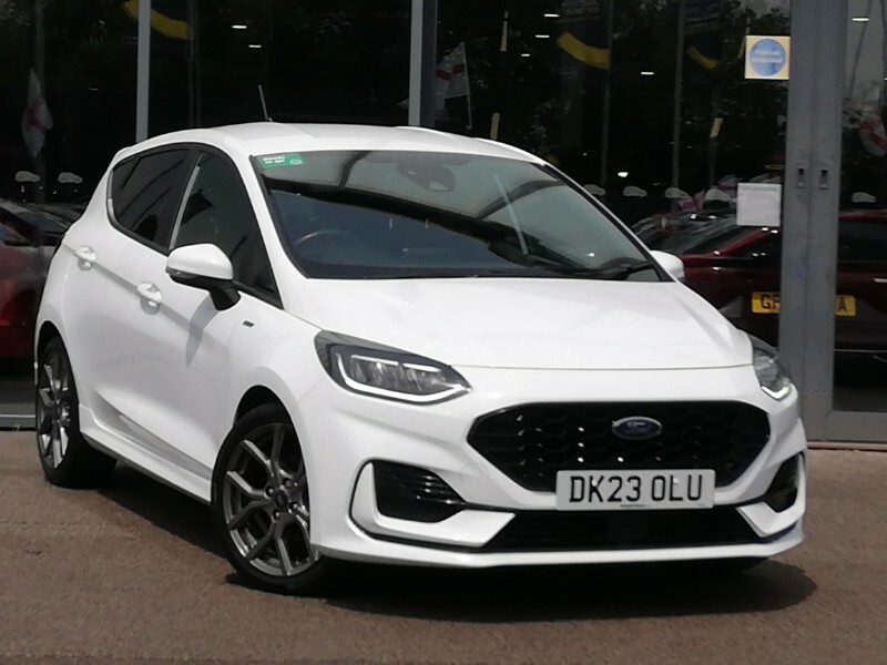 Ford Fiesta 1.0 Ecoboost Hybrid Mhev 125 St-line White