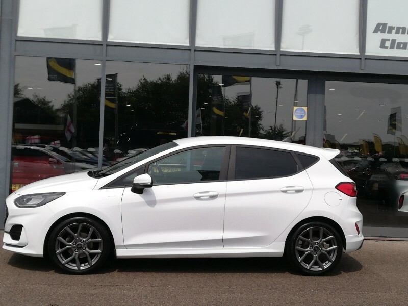 Ford Fiesta 1.0 Ecoboost Hybrid Mhev 125 St-line White #4