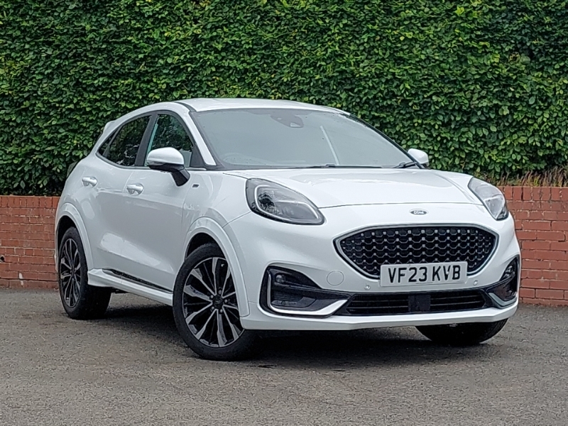 Ford Puma 1.0 Ecoboost Hybr Mhev 155 St-line Vignale Dct White