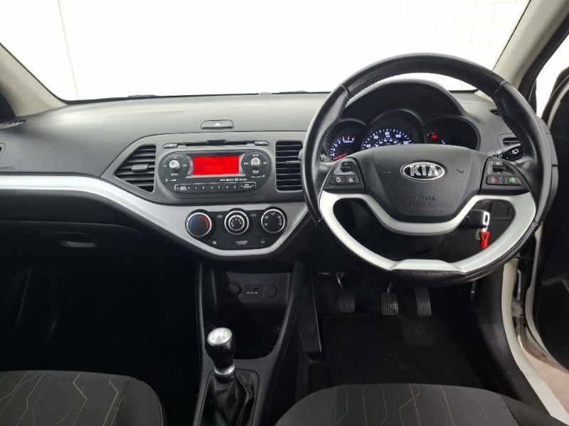 Kia Picanto 1.0 Vr7 White #3