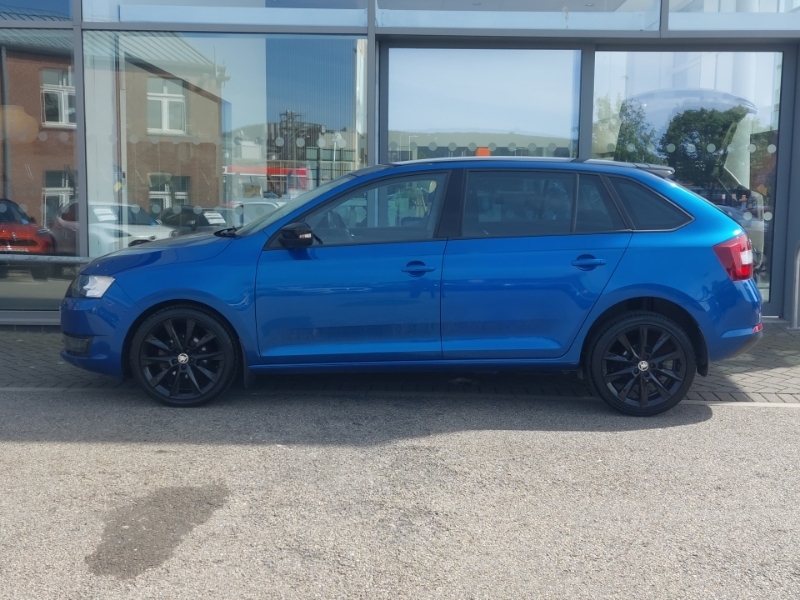 Skoda Rapid Spaceback 1.4 Tdi Cr 90 Se Sport Blue #4