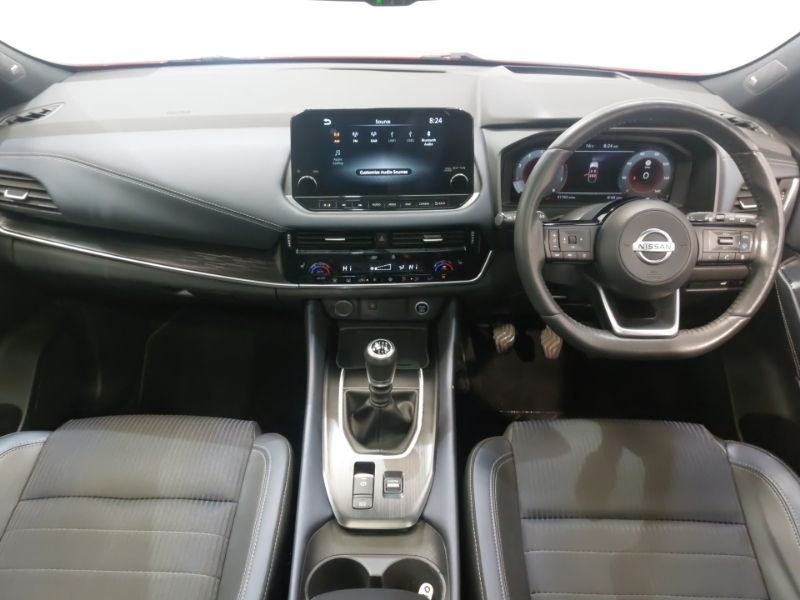 Nissan Qashqai 1.3 Dig-t Mh 158 Tekna XGZ2710 Red #3