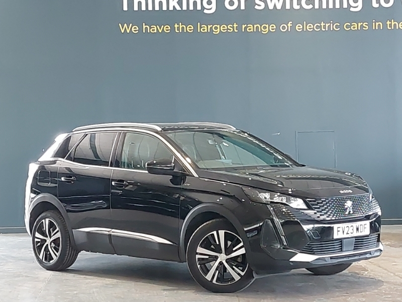 Peugeot 3008 1.5 Bluehdi Gt Eat8 FV23WDF Black