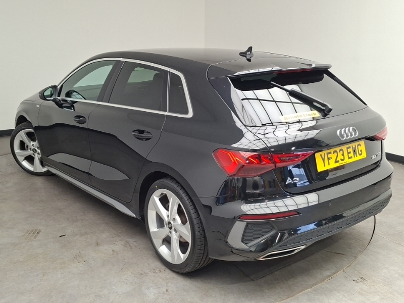 Audi A3 30 Tfsi S Line S Tronic YF23EWG Black #2