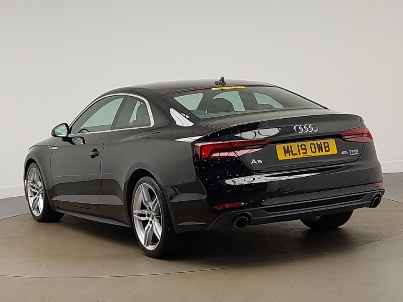 Audi A5 45 Tfsi Quattro S Line S Tronic ML19OWB Black #2