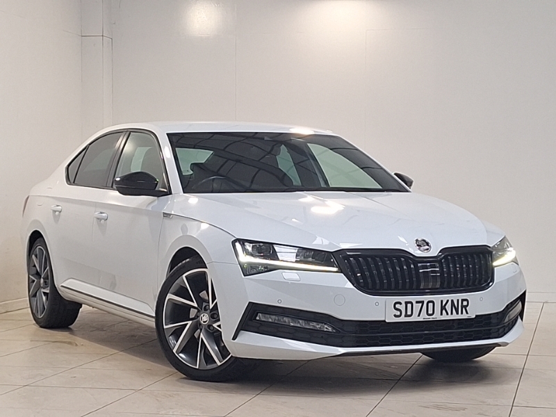 Skoda Superb 2.0 Tdi Cr 190 Sport Line Plus Dsg White