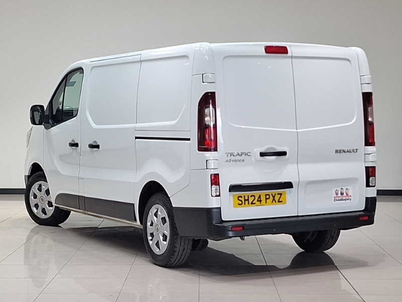 Renault Trafic Sl30 Blue Dci 130 Advance Van White #2