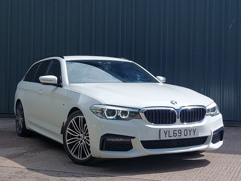 BMW 5 Series 520D M Sport White