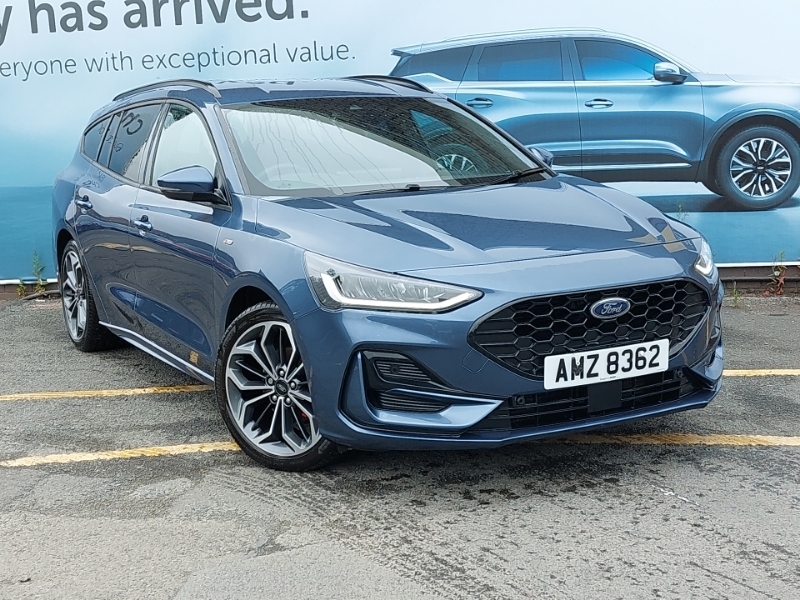 Ford Focus 1.0 Ecoboost Hybrid Mhev 155 St-line X Blue