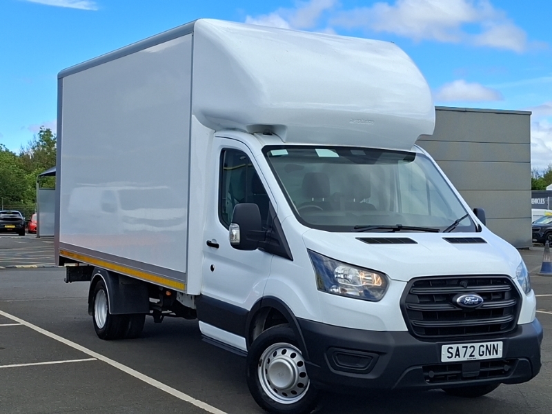 Ford Transit Custom 2.0 Ecoblue 130Ps Chassis Cab White