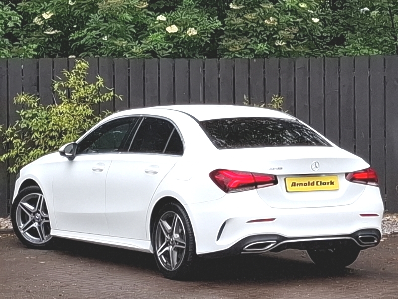 Mercedes-Benz A Class A200 Amg Line XUI5548 White #2
