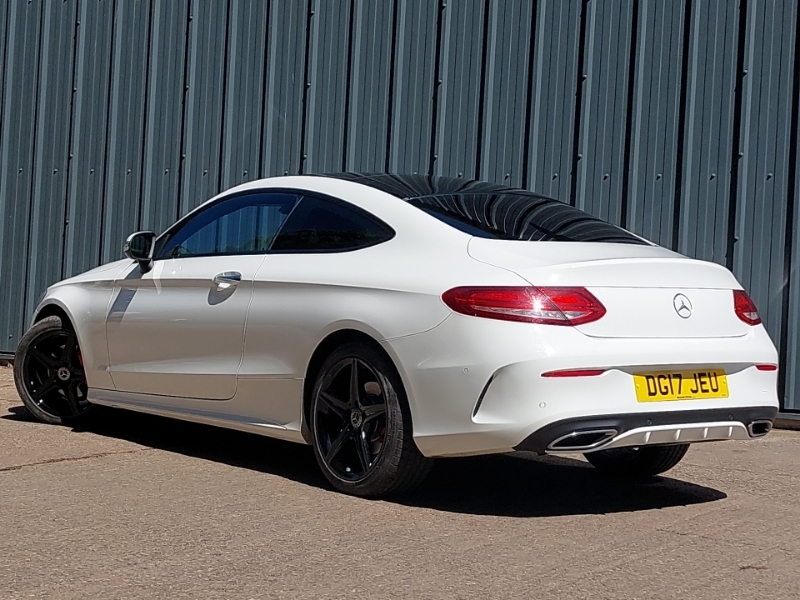 Mercedes-Benz C Class C220d Amg Line Premium Plus DG17JEU White #2