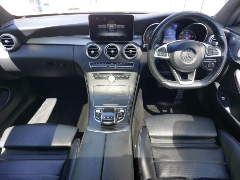 Mercedes-Benz C Class C220d Amg Line Premium Plus DG17JEU White #3