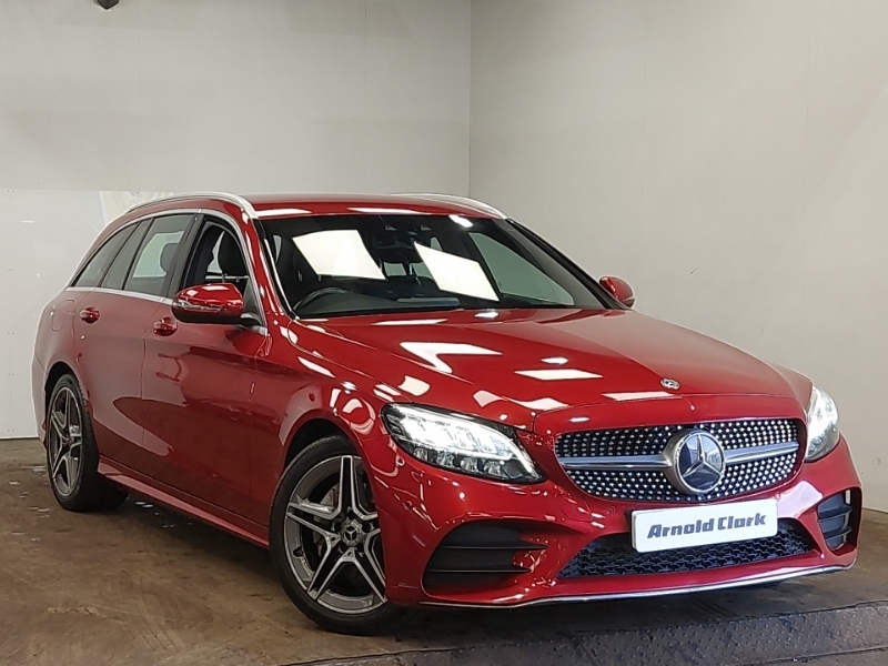 Mercedes-Benz C Class C200 Amg Line 9G-tronic Red