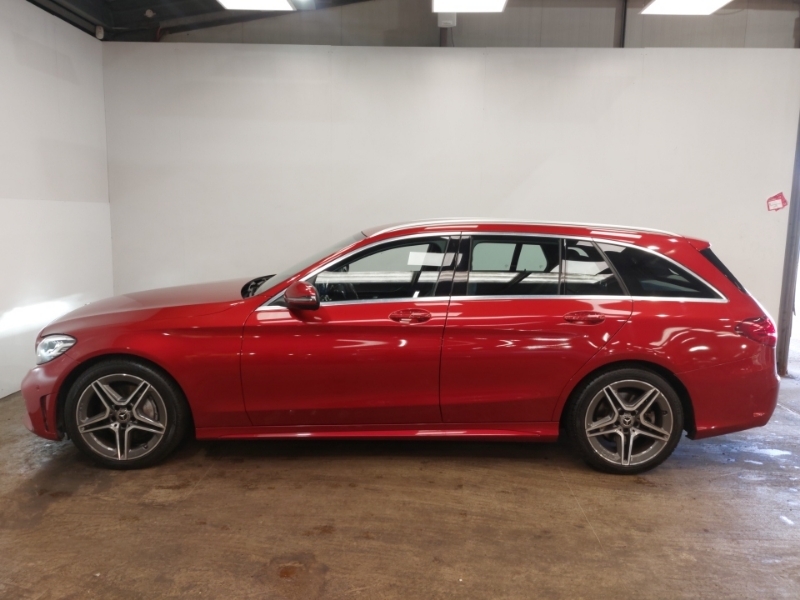 Mercedes-Benz C Class C200 Amg Line 9G-tronic Red #4