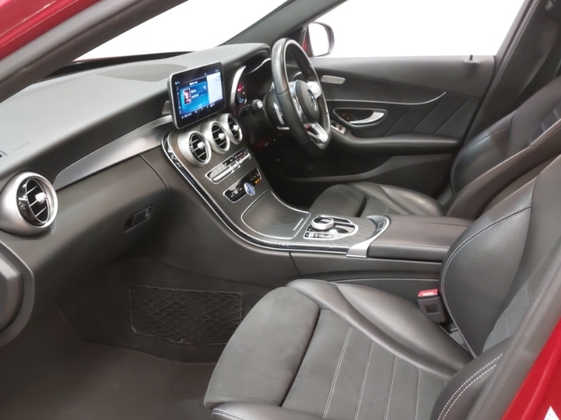 Mercedes-Benz C Class C200 Amg Line 9G-tronic Red #5