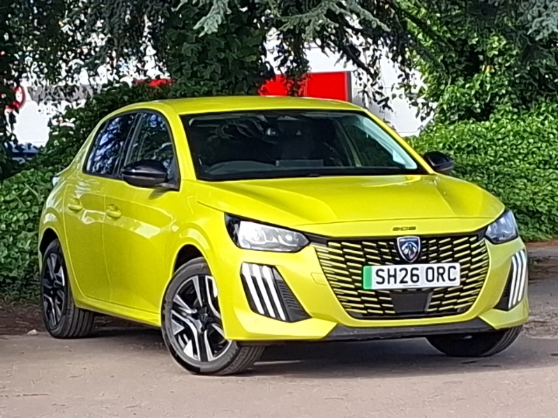Peugeot e-208 100Kw Allure 50Kwh Yellow
