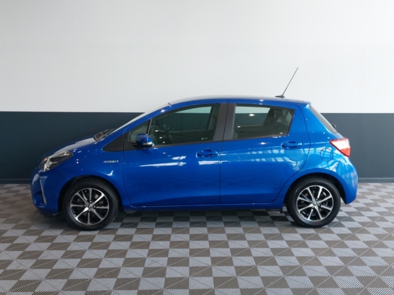Toyota Yaris 1.5 Hybrid Icon Tech Cvt Blue #4