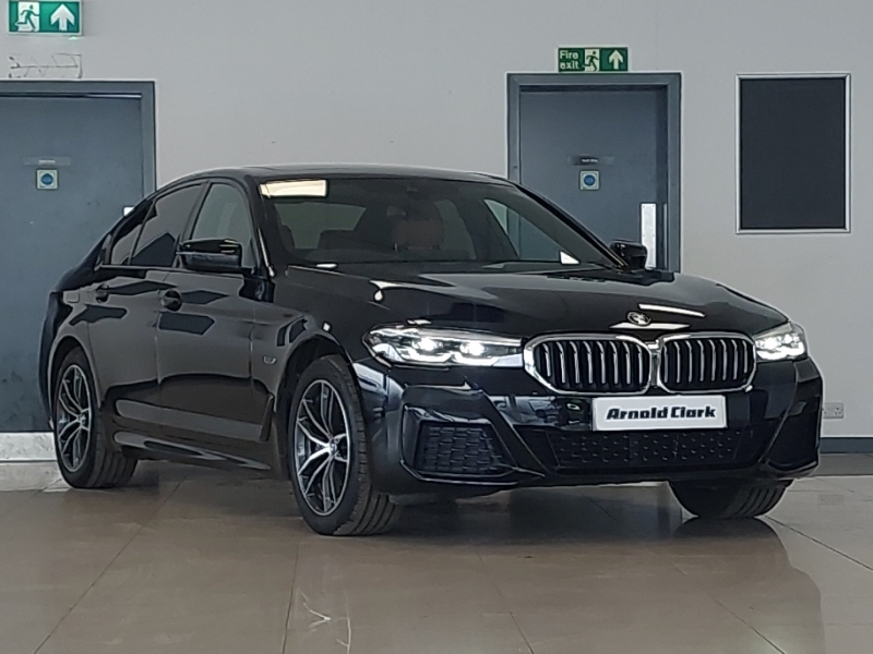 BMW 5 Series 530E M Sport Black