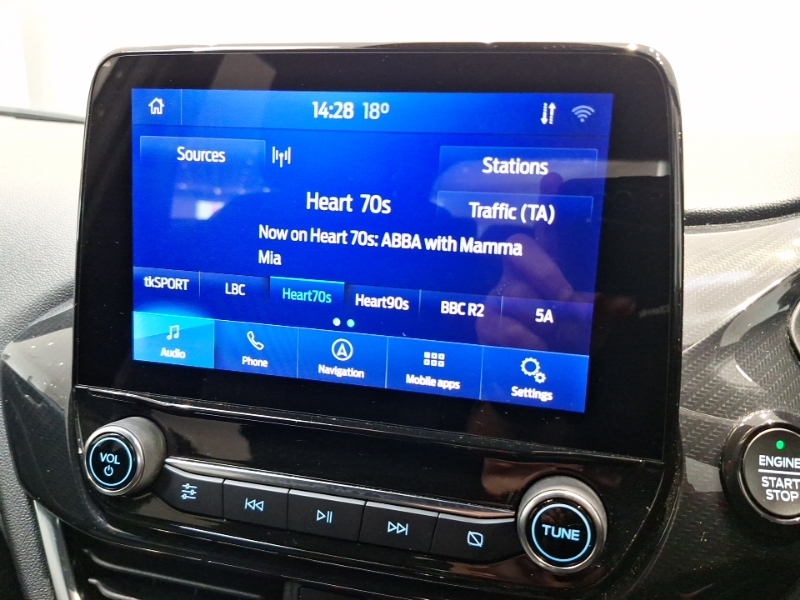 Ford Fiesta 1.0 Ecoboost 125 Titanium Sync 3 With Apple Ca Blue #11
