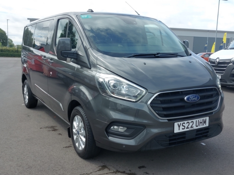 Ford Transit Custom 2.0 Ecoblue 130Ps Low Roof Dcab Limited Van Grey