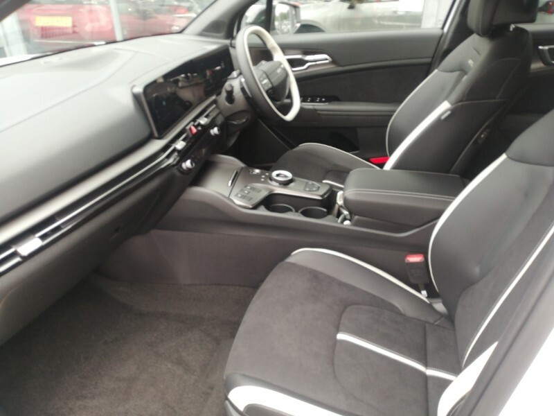 Kia Sportage 1.6T Gdi Hev Gt-line White #5