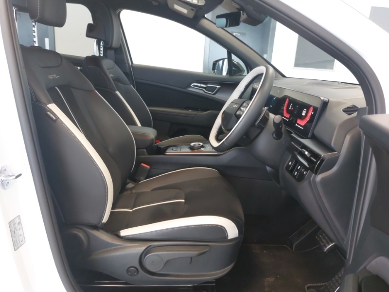 Kia Sportage 1.6T Gdi Hev Gt-line White #6