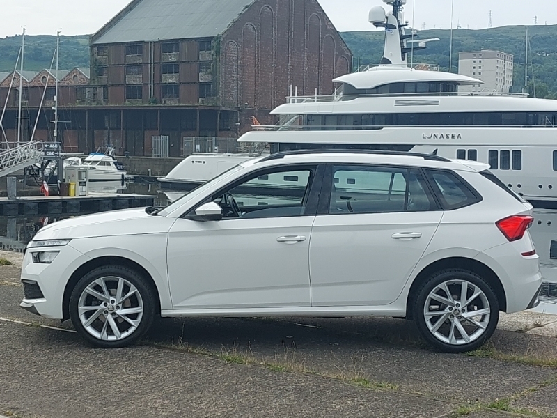Skoda Kamiq 1.0 Tsi 110 Se SD21OCE White #4