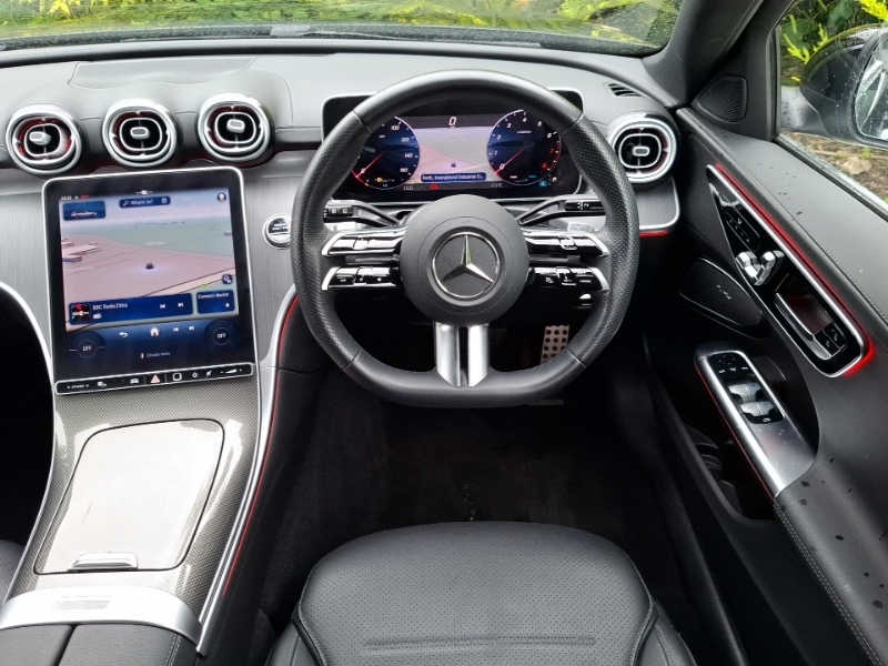 Mercedes-Benz C Class C200h 1.5 Mhev Amg Line OU75MZG Black #8