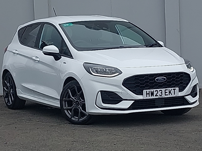 Ford Fiesta 1.0 Ecoboost Hybrid Mhev 125 St-line White