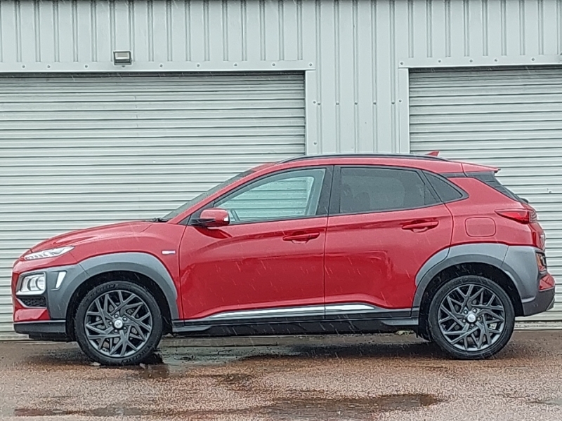 Hyundai Kona 1.6 Gdi Hybrid Premium Dct Red #4