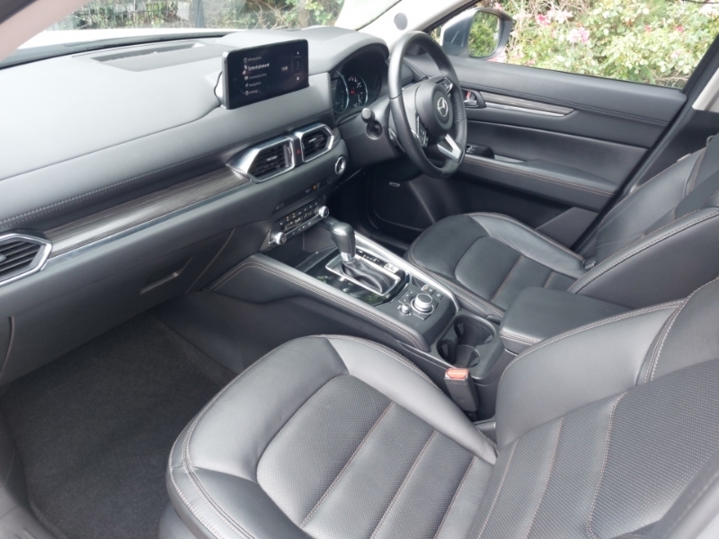 Mazda CX-5 2.0 E-skyactiv G Mhev Exclusive-line White #5
