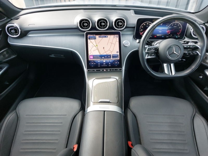 Mercedes-Benz C Class C200 Amg Line Premium Plus 9G-tronic Silver #3