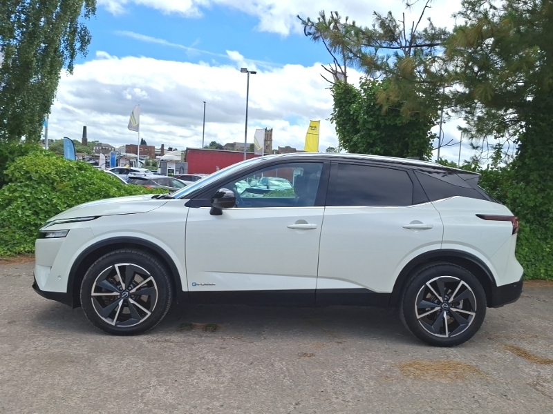 Nissan Qashqai 1.5 E-power Tekna White #4