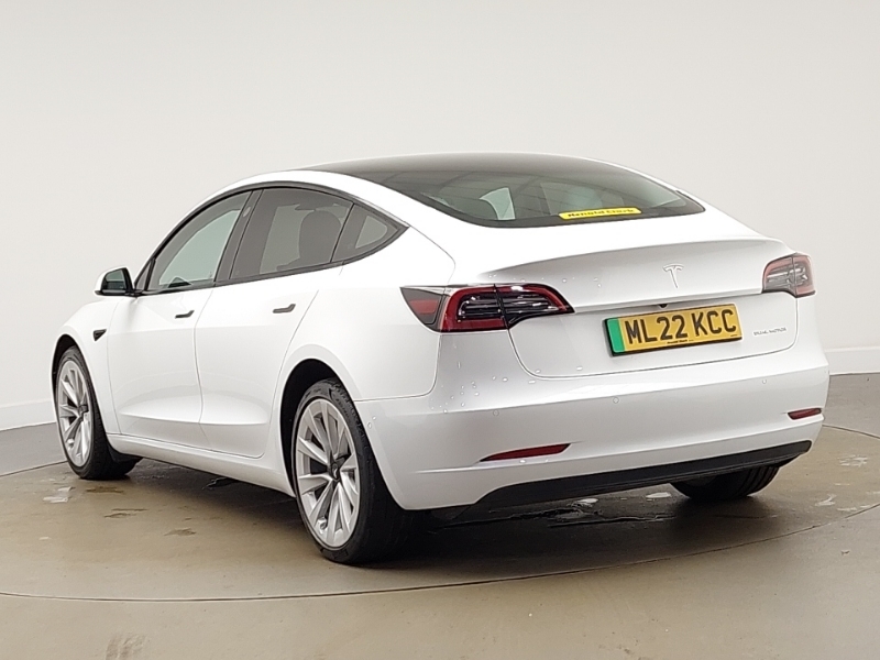 Tesla Model 3 Long Range Awd White #2