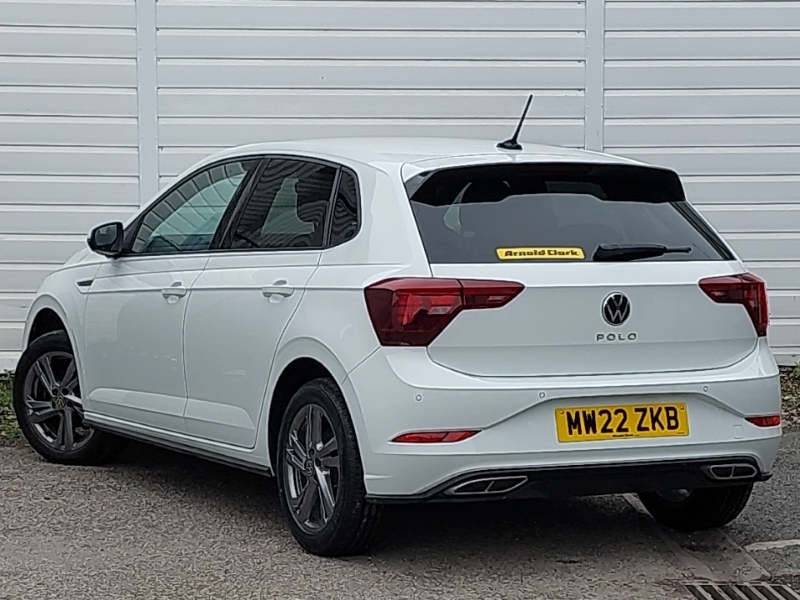Volkswagen Polo 1.0 Tsi R-line Dsg MW22ZKB White #2
