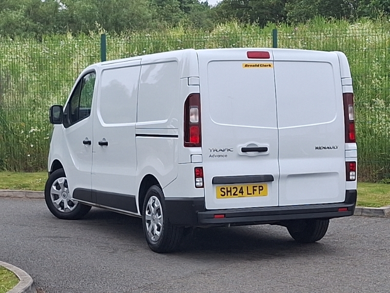 Renault Trafic Sl30 Blue Dci 130 Advance Van White #2