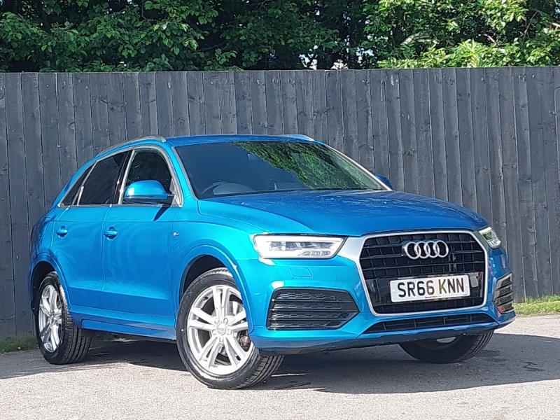 Audi Q3 2.0 Tdi S Line Navigation SR66KNN Blue