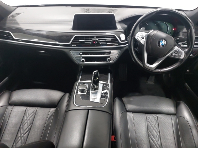 BMW 7 Series 740Ld Xdrive M Sport Black #3