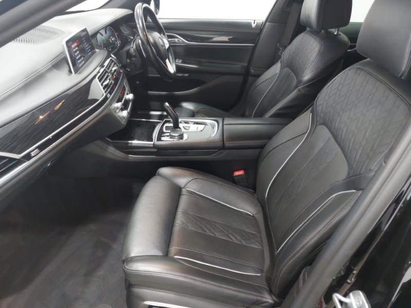 BMW 7 Series 740Ld Xdrive M Sport Black #5