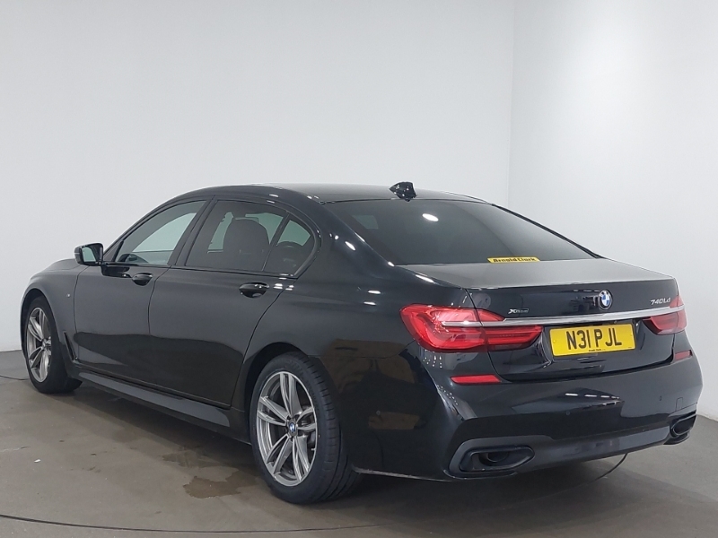 BMW 7 Series 740Ld Xdrive M Sport Black #2