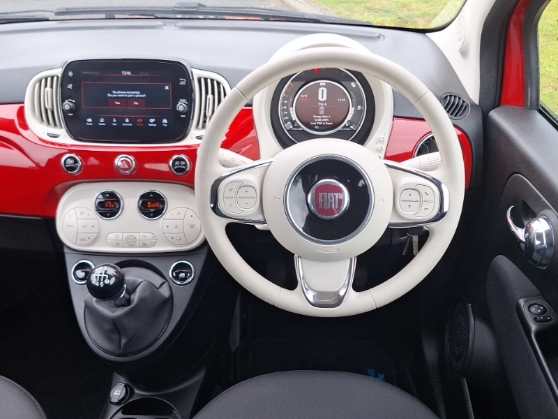 Fiat 500C 500 Mhev White #8