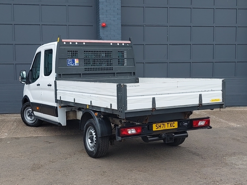 Ford Transit Custom 2.0 Ecoblue 130Ps Leader Dcab Tipper 1 Way White #2