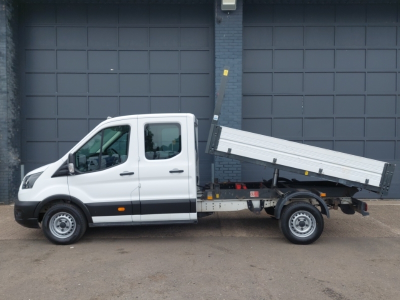 Ford Transit Custom 2.0 Ecoblue 130Ps Leader Dcab Tipper 1 Way White #4