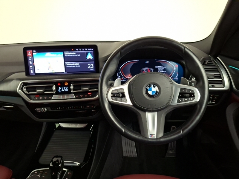 BMW X3 Xdrive20d Mht M Sport Step White #5