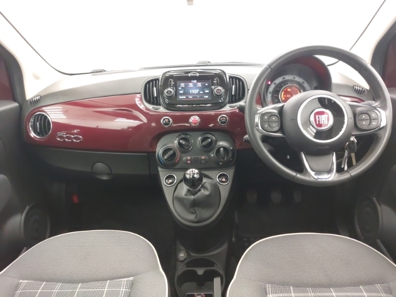 Fiat 500 1.2 Lounge SY68FHF Red #3