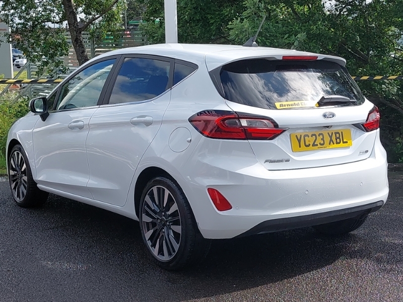 Ford Fiesta 1.0 Ecoboost Hbd Mhev 125 Titanium X YC23XBL White #2