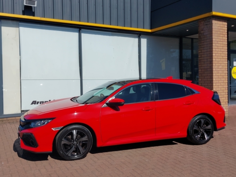 Honda Civic 1.6 I-dtec Ex Red #4