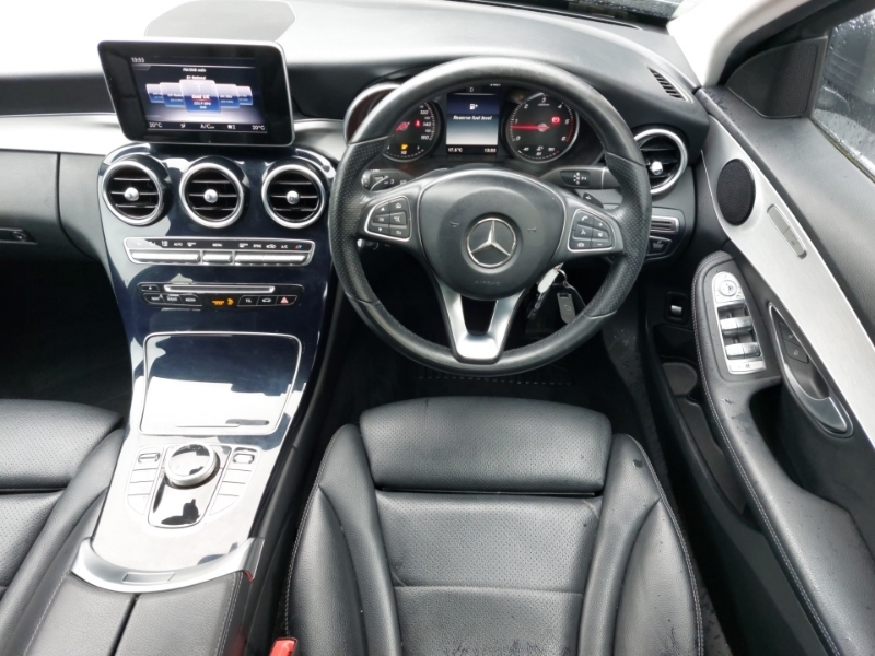 Mercedes-Benz C Class C 200 Amg Line Premium White #8
